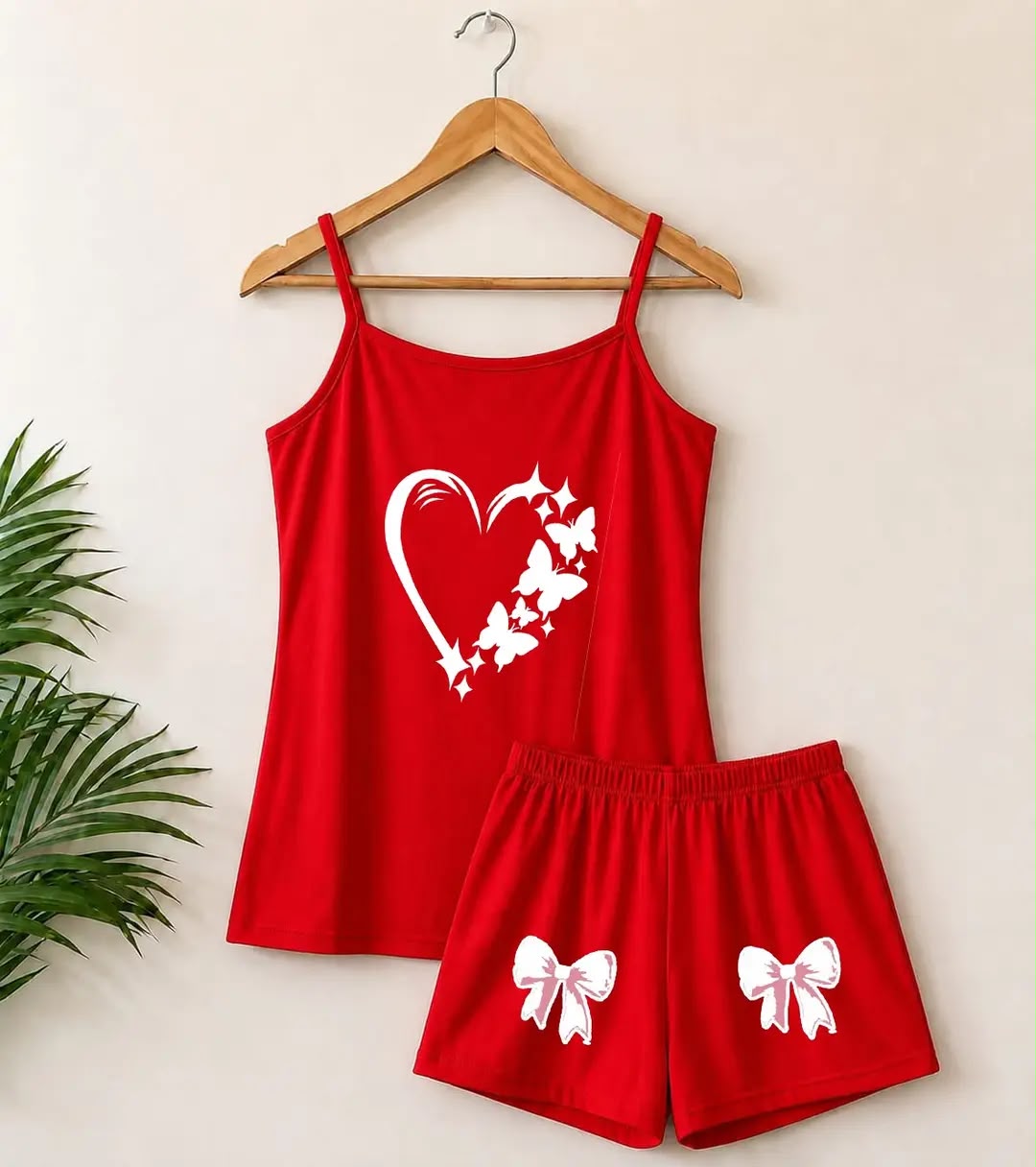 Red Heart Lounge Set