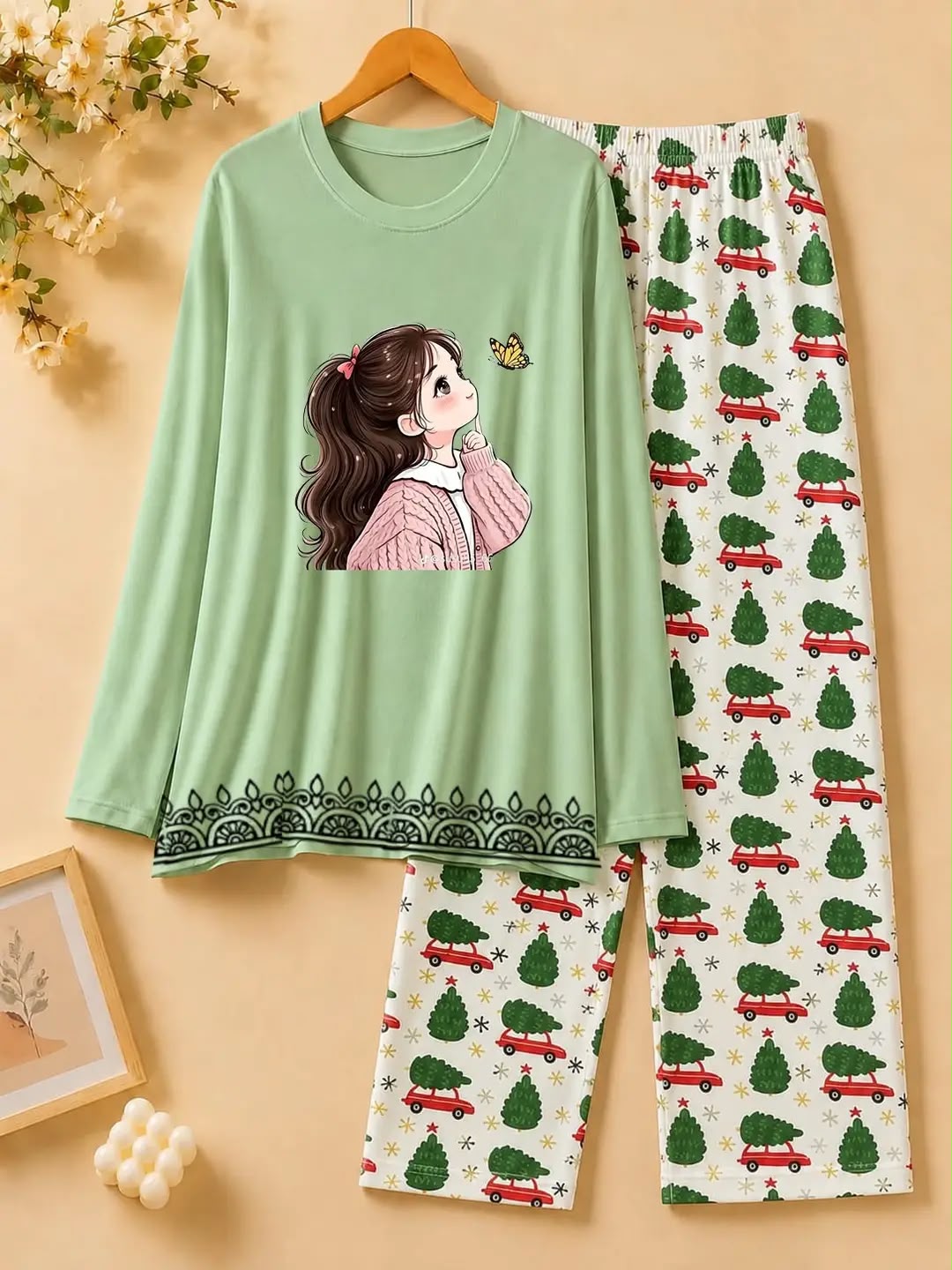 Mint Green Pajama Set