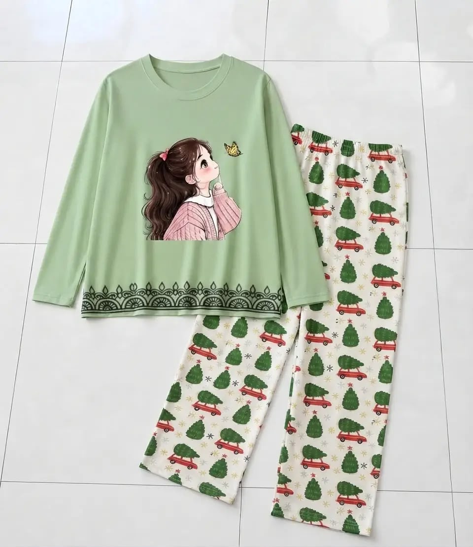 Mint Green Pajama Set