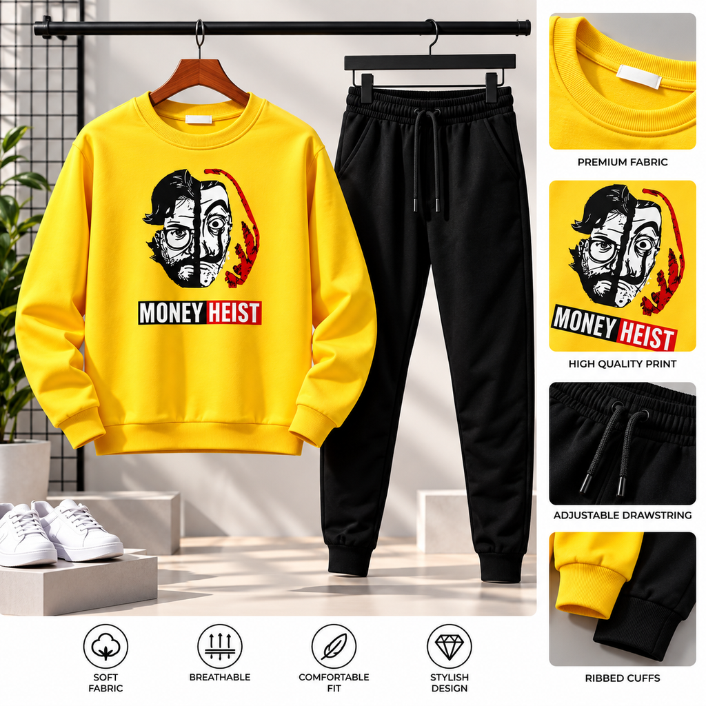 Money Heist Tracksuit Set