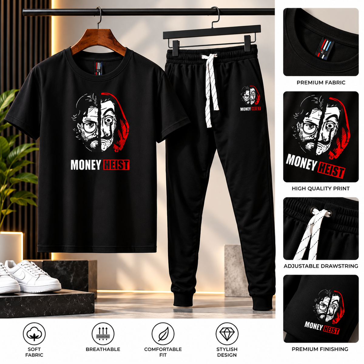 Money Heist Tracksuit Set
