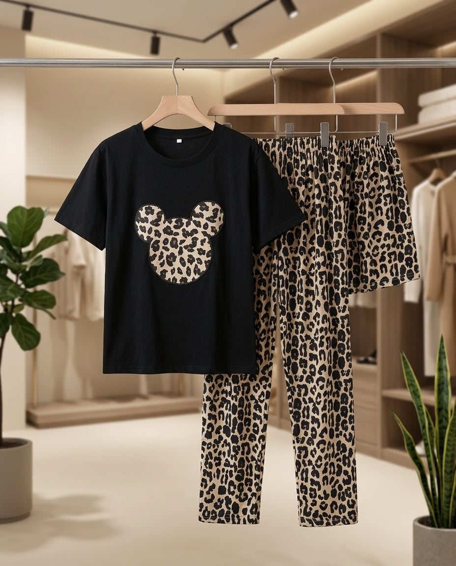 Leopard Lounge Set